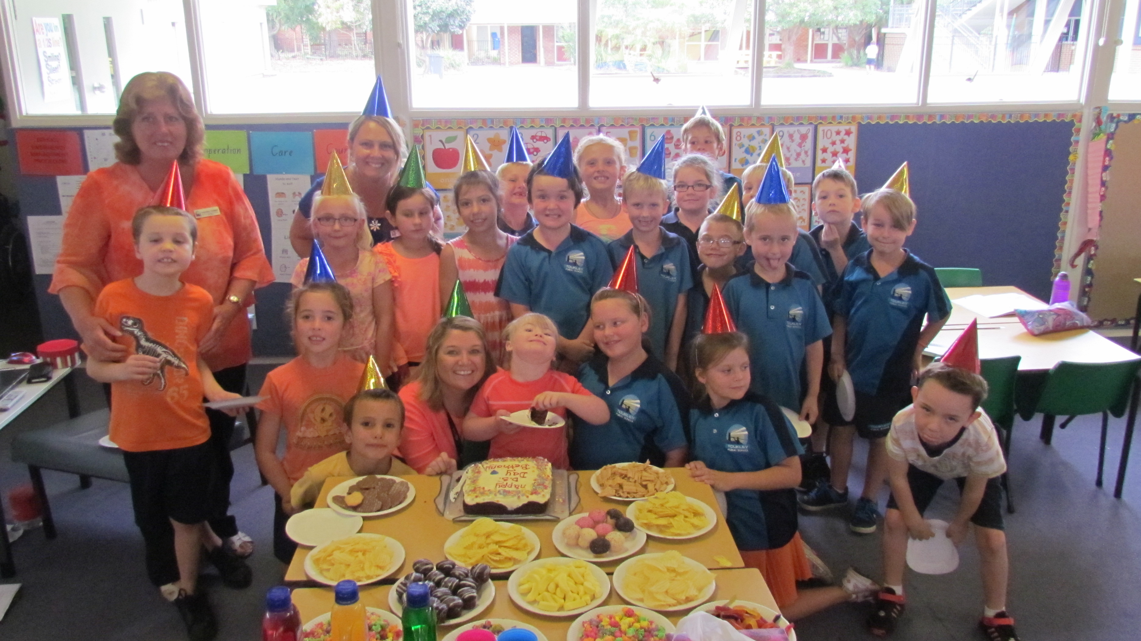 1/2S enjoyed sharing World Down Syndrome Day with Bethany.